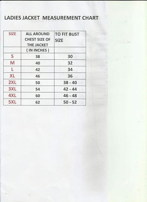 Easy 2 Wear ® Womens Jackets/Pullover (Size S to 5XL) - Image 7