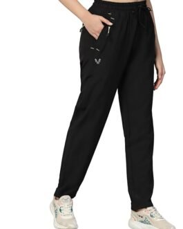 UZARUS Women's 4 Pocket Sports Gym Track Pants Running Lower