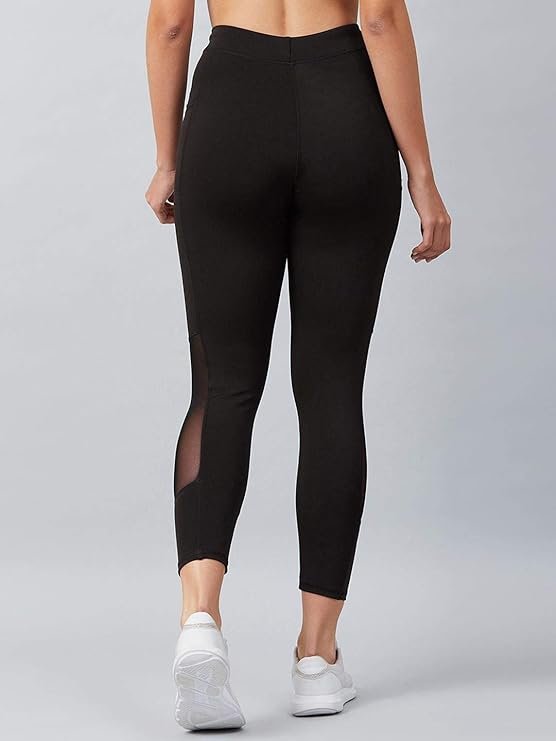 BLINKIN Women's Gym Wear Tights | Track Pants with Mesh Insert & Side Pockets : Ideal for Active Wear, Yoga & Workout - The Ultimate Gym Pants for Women & Girls(1582) - Image 3