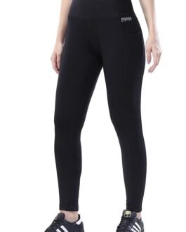 TRASA Active Yoga Pants for Womens Gym High Waist with 3 Pockets, Tummy Control, Workout Pants 4 Way Stretch Yoga Leggings, Sizes - M,L,XL,2XL,3XL