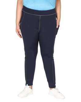 CHKOKKO Women Plus Size Yoga Track Pants Gym Legging Tights