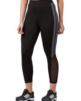 BLINKIN Women's Gym Wear Tights | Track Pants With Mesh Insert : Ideal For Active Wear, Yoga & Workout - The Ultimate Gym Pants For Women & Girls(1707)