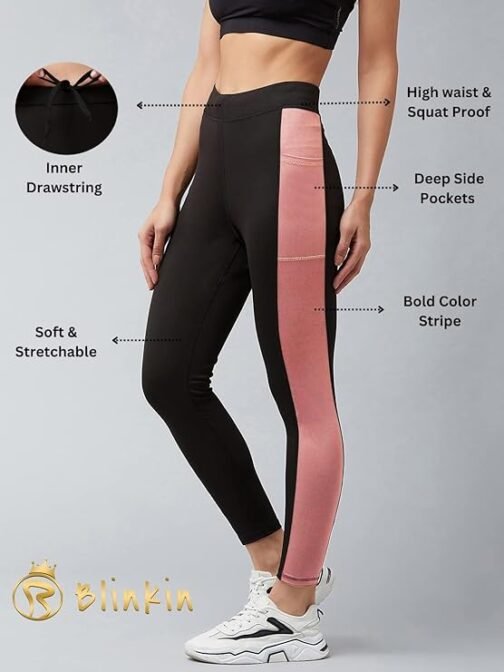 BLINKIN Women Slim Fit Polyester Blend Track Pants - Image 2