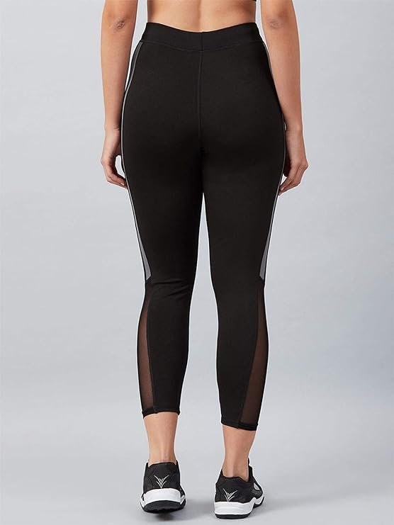 BLINKIN Women's Gym Wear Tights | Track Pants With Mesh Insert : Ideal For Active Wear, Yoga & Workout - The Ultimate Gym Pants For Women & Girls(1707) - Image 5