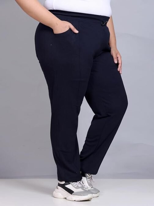 CUPID Women Regular Fit Cotton Track Pants,Comfortable Lower,Trouser,Sports Joggers,Night n Gym Wear Lounge Pant for Ladies_M to 7XL - Image 4