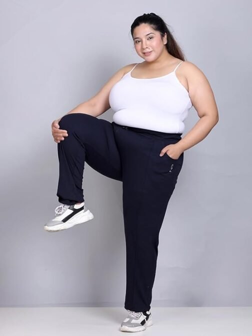 CUPID Women Regular Fit Cotton Track Pants,Comfortable Lower,Trouser,Sports Joggers,Night n Gym Wear Lounge Pant for Ladies_M to 7XL - Image 2