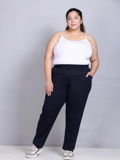 CUPID Women Regular Fit Cotton Track Pants,Comfortable Lower,Trouser,Sports Joggers,Night n Gym Wear Lounge Pant for Ladies_M to 7XL
